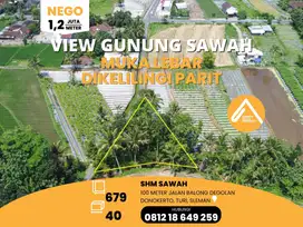 Tanah Turi View Gunung Area Sawah Akses Mudah Dikelilingi Parit