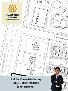 Kavling Komersil Gading Serpong Lokasi Boulevard Samping Black Owl