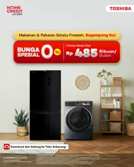 Promo elektronik rumah tangga gratis 1x cicilan