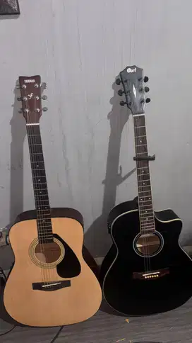 Gitar Yamaha F310 & Cort AD880CE BK (Akustik Elektrik)