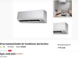 Daikin Air Conditioner 1pk Stc25nv
