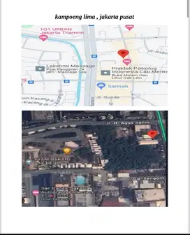 Barang langka tanah di jl Sabang JKT pusat super strategis