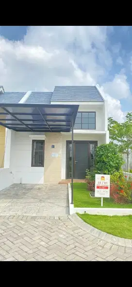 Rumah cantik gresik DP 0 pinggir jalan raya