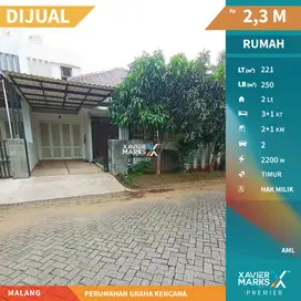 Dijual Rumah Minimalis Modern Dekat Exit Tol di Graha Kencana Malang