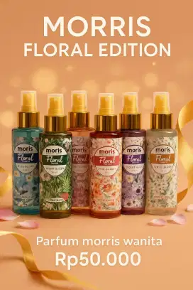 Parfum Morris Eau De Toilette Floral Edition Cewek Cwe Wanita 150ml