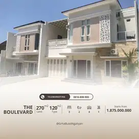 Rumah Ngaliyan Design Mewah Jl Boulevard Strategis