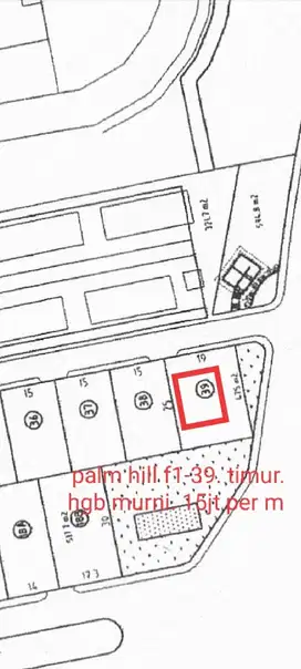 Kavling Komersial Eksklusif di Palm Hill Citraland