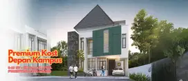 dijual rumah kos persis depan kampus uin akses mobil