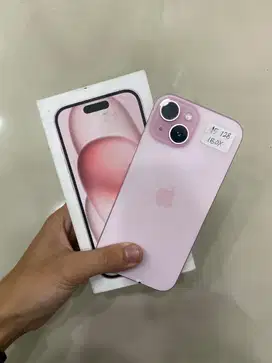 Jual iphone 15 pink 128gb