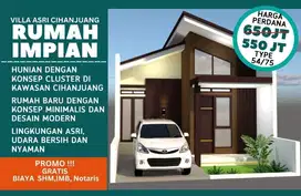 Harga Promo Rumah Baru  type 54 di kawasan Cihanjuang