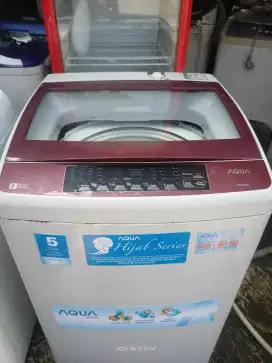 Mesin cuci 1 Tabung AQua 88dd sawangan pasir putih