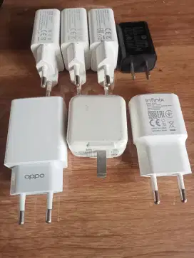 Borongan 7 Charger Android ori, COD Cijantung dsk