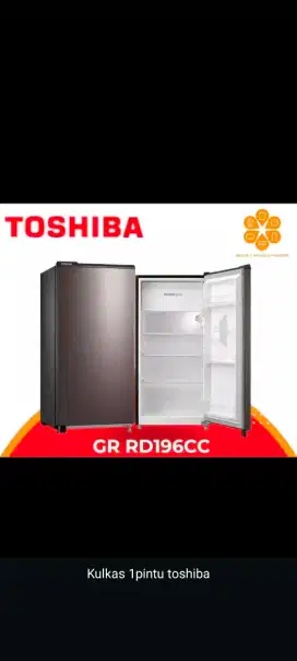 Kulkas 1 Pintu Merek Toshiba