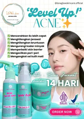 Isnaa Glow Level up
