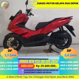 HONDA NEW PCX 160 CBS 2024 CASH/KREDIT SYARAT MUDAH PROSES CEPAT