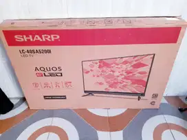 TV LED SHARP 40in Full HD DiGITAL TV MULUS SEPERTI BARU