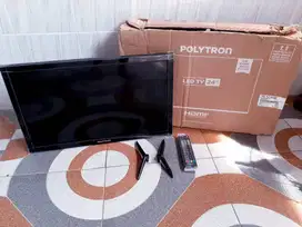 TV LED POLYTRON 24in Digital TV Kondisi Normal Msih Segel