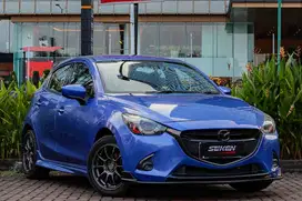 Mazda 2 R 1.5 Skyactiv AT Matic 2016 Biru Metalik. FULL MODIFIKASI