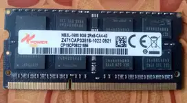 RAM LAPTOP K DDR3L 8GB 12800/1600MHz RAM SODIMM 1.35v 8GB