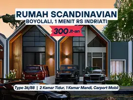 Rumah Scandinavian Dekat Boyolali Kota