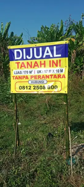 Dijual Tanah 170 m2 di Megu Cilik, Weru, Kab. Cirebon.