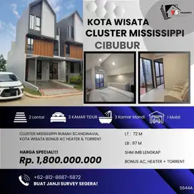KOTA WISATA CIBUBUR CLUST MISSISSIPPI SIAP HUNI BONUS AC HEATER S644