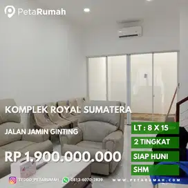 Villa mewah komplek royal sumatera cluster akasha daerah jamin ginting