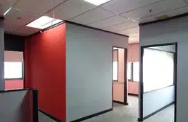 Sewa Kantor Sdh Partisi 180 m2 di Gedung Tifa Gatot Subroto, Hrg Nego