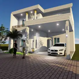 Rumah Cluster Mewah 2lt American Style Paulan Colomadu