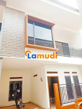 JUAL MURAH RUMAH MODERN 2 LANTAI BEBAS BANJIR DEKAT TOL PONDOK KOPI