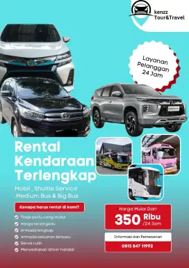 Sewa Mobil , Hiace & Bus Pariwisata Murah