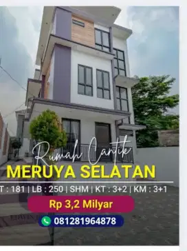 Dijual Rumah Cantik Meruya   Jakarta Barat.