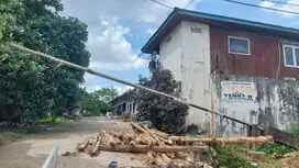 tanah luas di jalan santosa samarinda di jual cepat via lelang