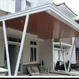 Kanopi baja ringan plus plafon pvc