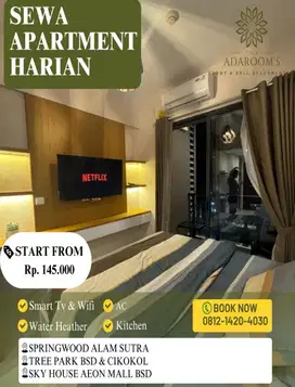 Sewa Harian Apartment Sky House Bsd