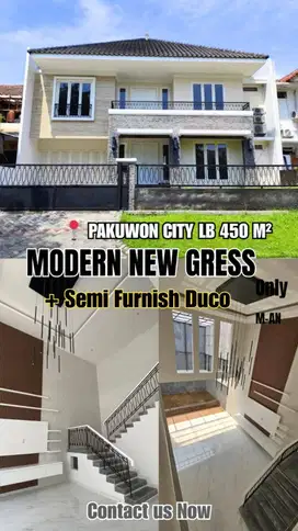 Dijual Rumah Baru Gress Modern Minimalis Pakuwon City Semi Furnish