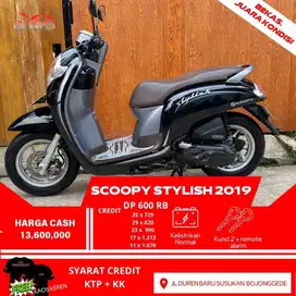 HONDA SCOOPY 2019 DP MURAH CUKUP 600 RB ANGSURAN RINGAN