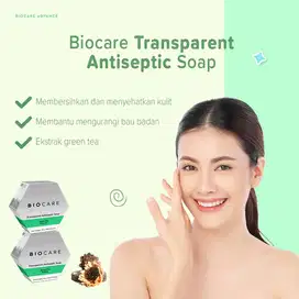 Sabun transparan wangi extract teh hijau anti oksidan anti bakteri 74k