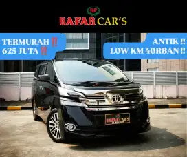 Vellfire G 2018 Atpm 2.5 Low Km Rendah Bukan Alphard