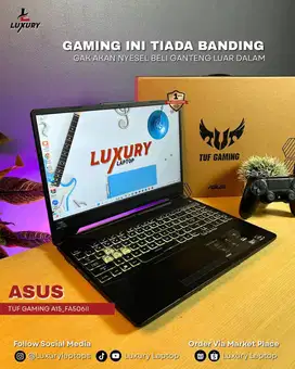 LAPTOP ASUS TUF GAMING A15 FA506II RYZEN 5 GTX 1650TI SSD RAM SECOND