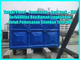 TANGKI AIR FIBERGLASS - GROUND TANK - PANEL FRP - ROOF TANK FRP