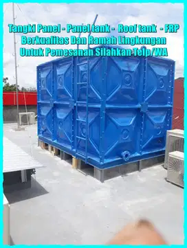 TANGKI AIR FIBERGLASS - GROUND TANK - PANEL FRP - ROOF TANK FRP