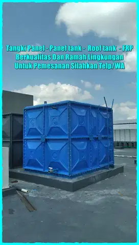 TANGKI AIR FIBERGLASS - GROUND TANK - PANEL FRP - ROOF TANK FRP