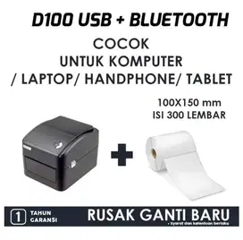 Printer Label Pengiriman Okay D-100
