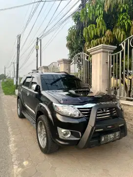 TOYOTA FORTUNER G 2012 MANUAL solar