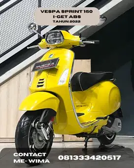 VESPA SPRINT I-GET 150 ABS tahun 2022 - WIMA MUSTIKA SULFAT