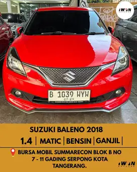 2018 Suzuki Baleno 1.4 AT