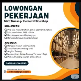 Loker Lowongan Kerja Staff Gudang