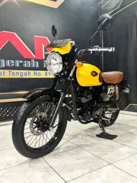 Kawasaki W175 Cafe Yellow TH 2019 surat panjang siap pakai