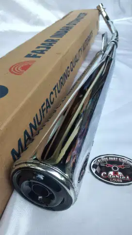 Knalpot supra lama merk fajar indah